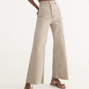 Zara marine straight jeans